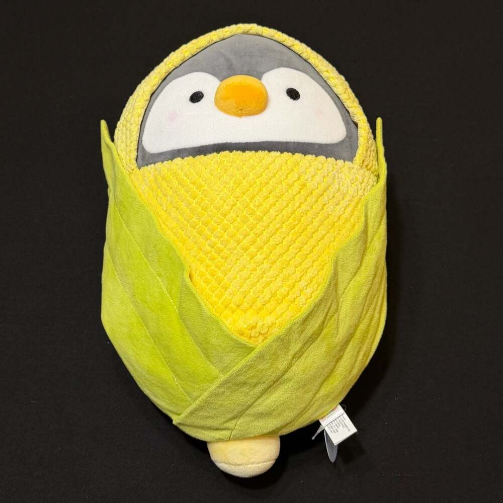 14" Takashoji Penguin in Corn Kigurumi Plush NWT